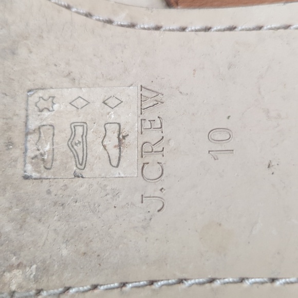 J CREW –  Playa women's Thong leather sandals mules – size 10 - Picture 6 of 8